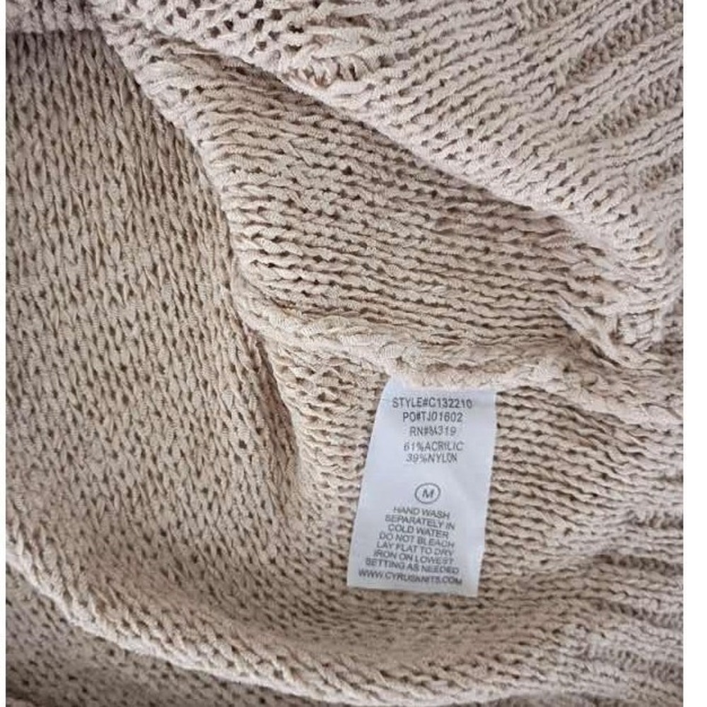 Cyrus Y2K Preppy Diamond Pattern Button Front Sweater Vest M NWOT Minimalist - Picture 7 of 8